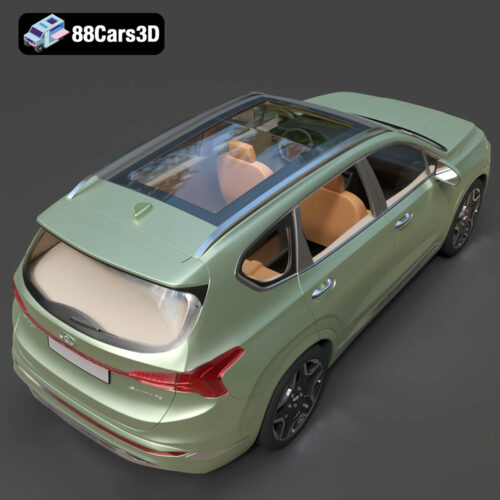Hyundai Santa Fe 2021 3D Model