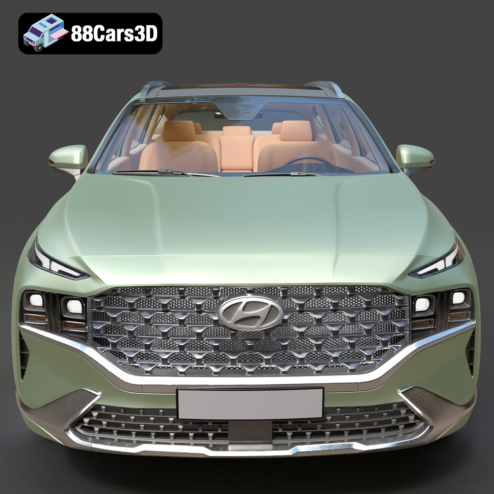 Hyundai Santa Fe 2021 3D Model