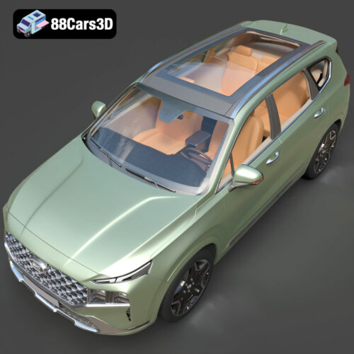 Hyundai Santa Fe 2021 3D Model