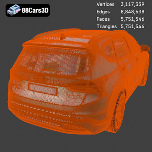 Hyundai Santa Fe 2021 3D Model