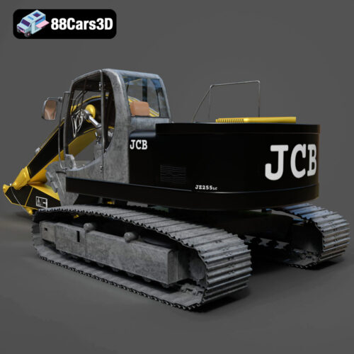 JCB Excavator-001 3D Model