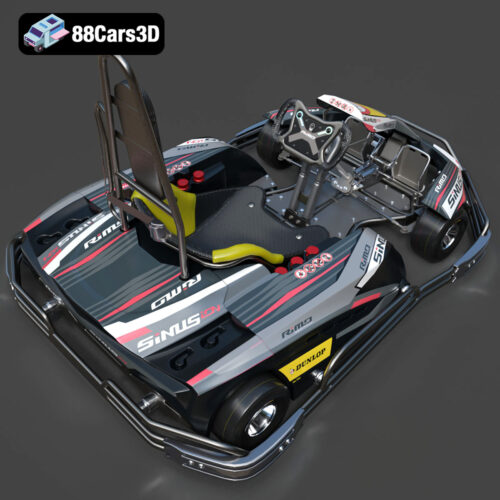 RiMO SiNUS iON-001 Kart 3D Model
