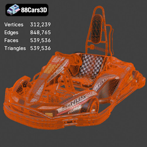 RiMO SiNUS iON-001 Kart 3D Model