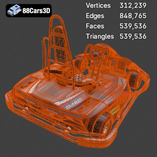 RiMO SiNUS iON-001 Kart 3D Model