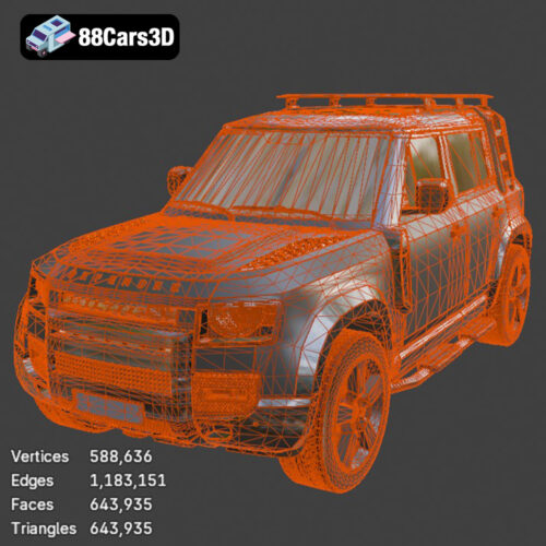 Land Rover Defender EXPLORER PACK-001 3D Model
