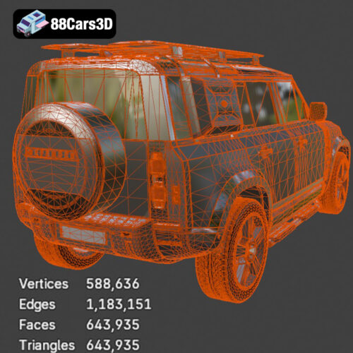 Land Rover Defender EXPLORER PACK-001 3D Model