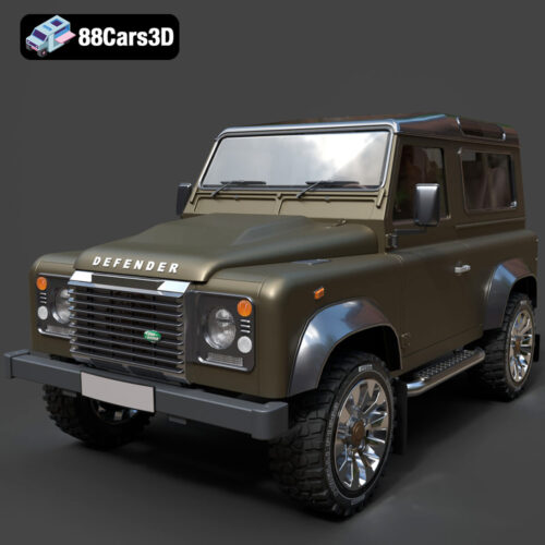 Land Rover Defender Works V8 3D Model - Main Image Land Rover Defender Works V8 3D Model