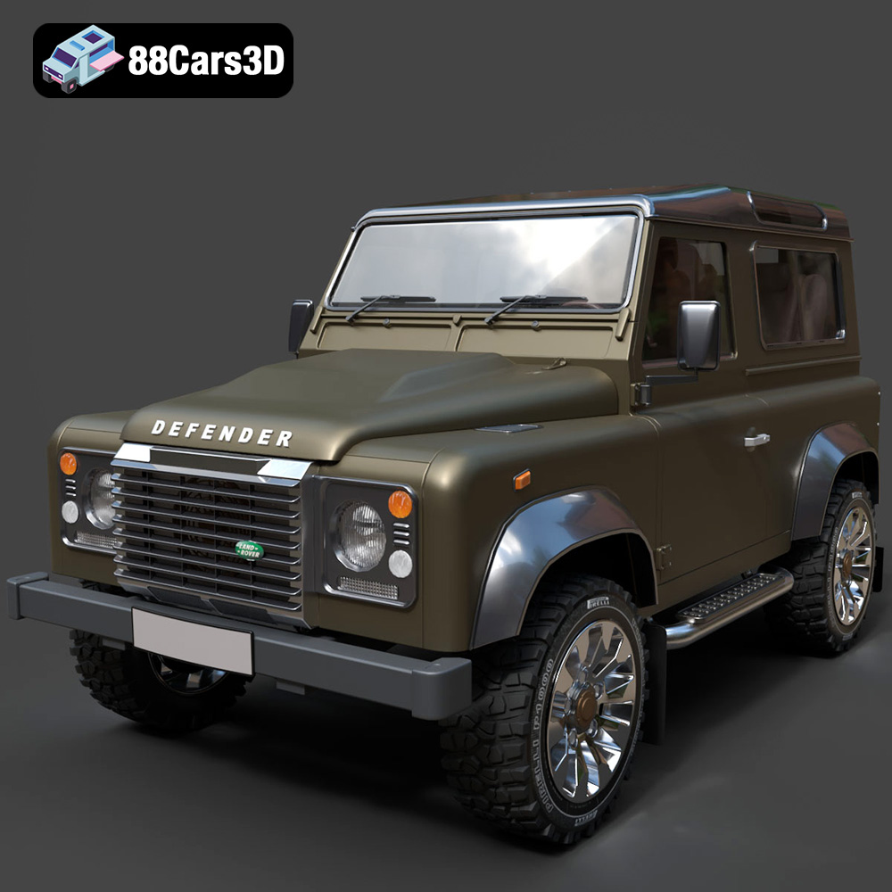 Land Rover Defender Works V8 3D Model