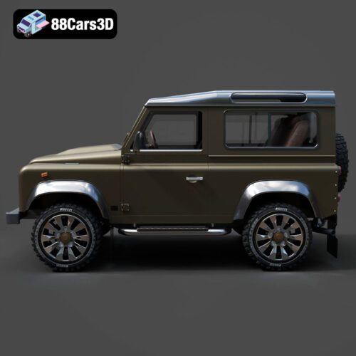 Land Rover Defender Works V8 3D Model - Gallery Image 7 Land Rover Defender Works V8 3D Model