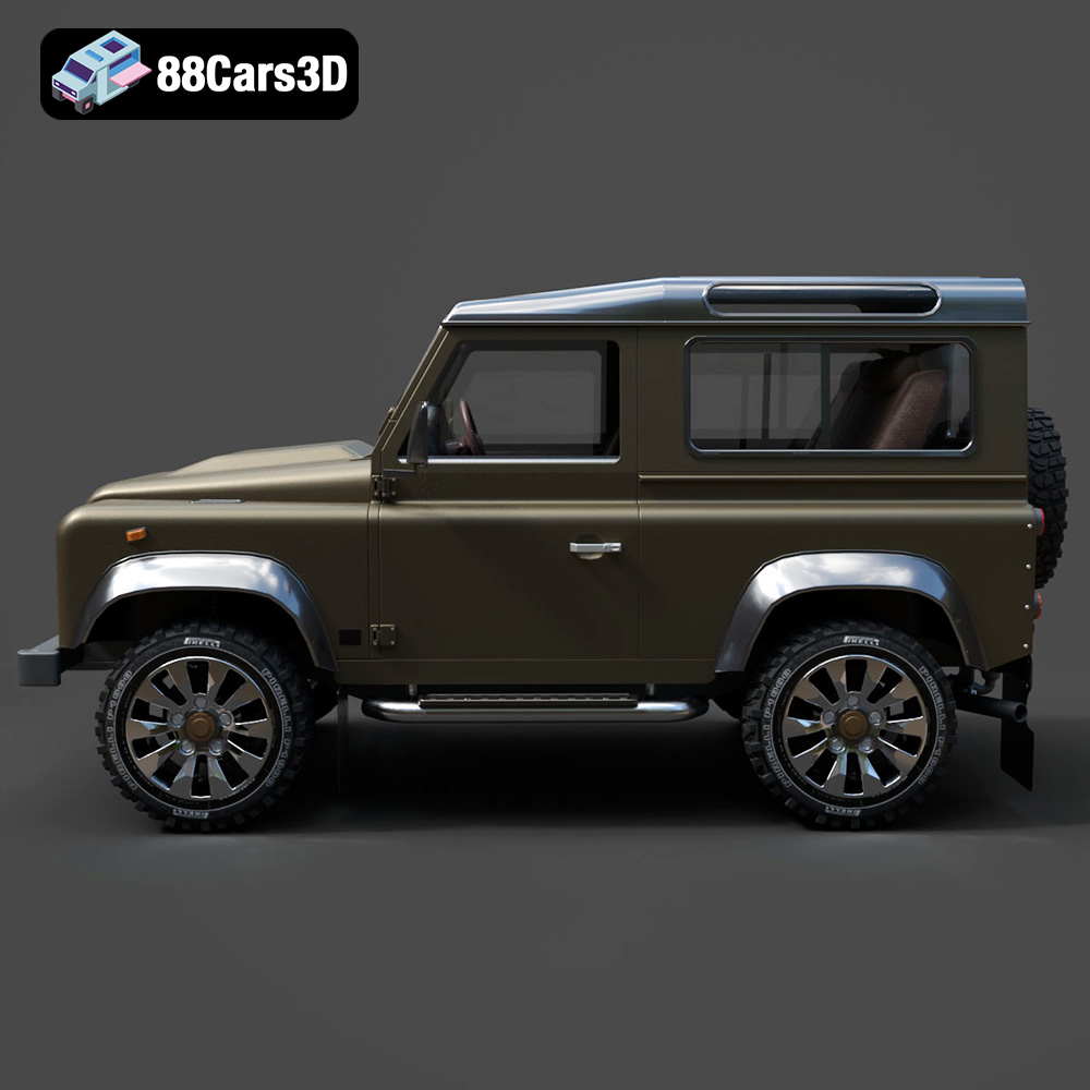 Land Rover Defender Works V8 3D Model