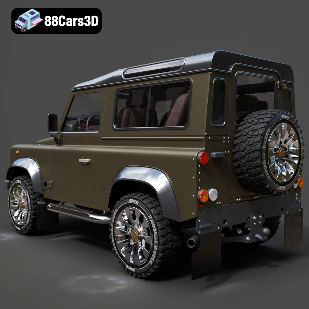 Land Rover Defender Works V8 3D Model