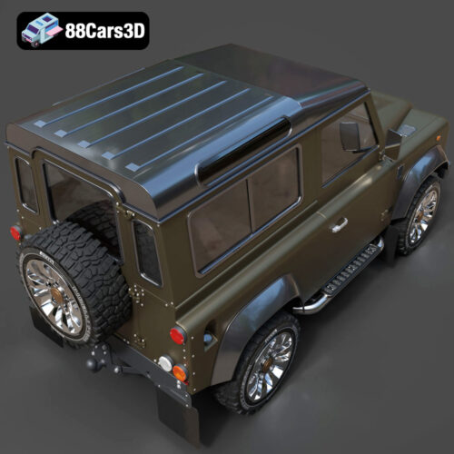 Land Rover Defender Works V8 3D Model - Gallery Image 5 Land Rover Defender Works V8 3D Model