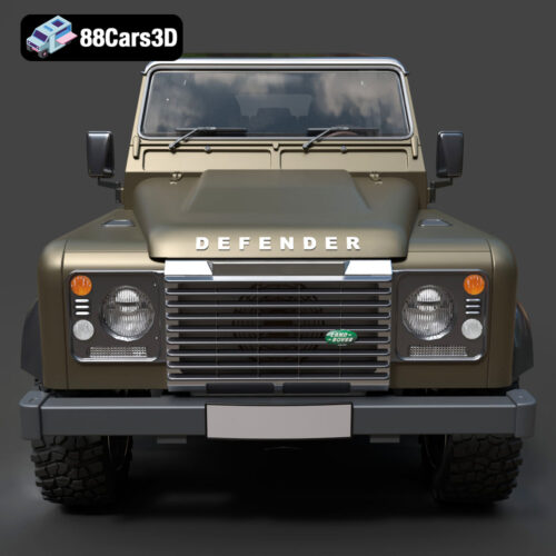 Land Rover Defender Works V8 3D Model - Gallery Image 4 Land Rover Defender Works V8 3D Model