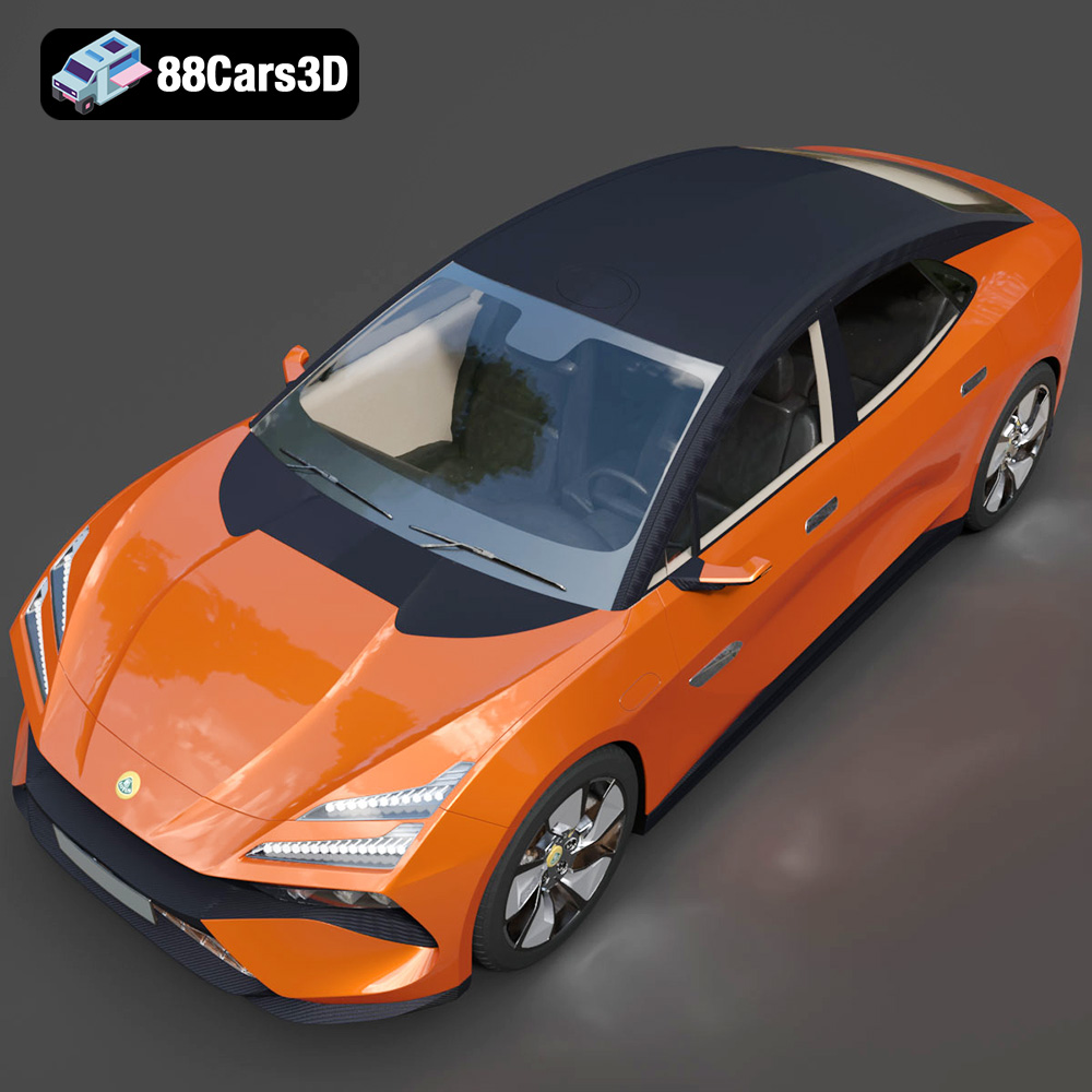 Lotus Emeya-001 2024 3D Model