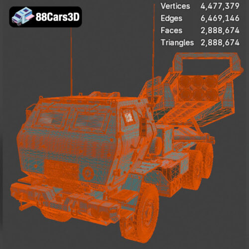 MLRS M142 HIMARS 2006 3D Model