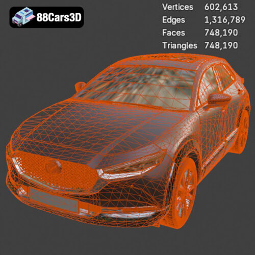 Mazda CX-30 Crossover SUV 3D Model