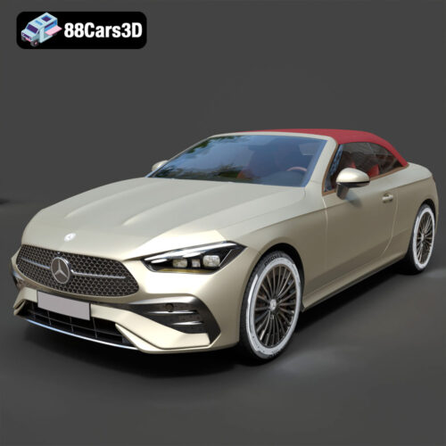 Mercedes-Benz CLE Cabriolet (2024) Ultra High-Poly 3D Model