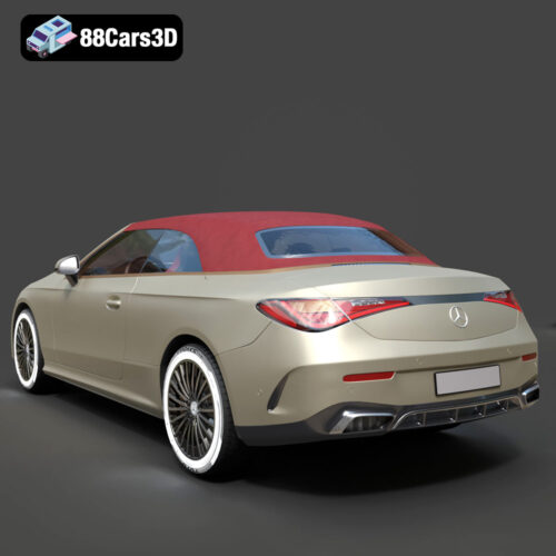 Mercedes-Benz CLE Cabriolet (2024) Ultra High-Poly 3D Model