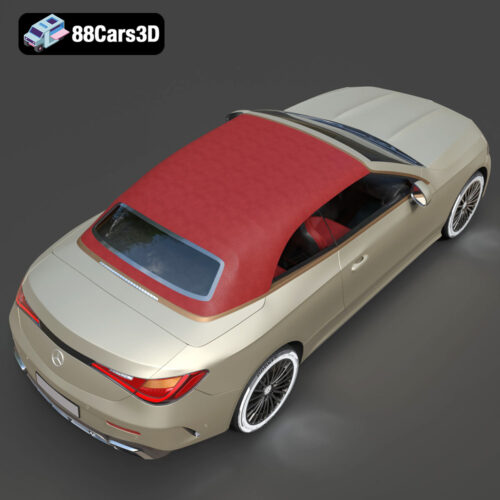 Mercedes-Benz CLE Cabriolet (2024) Ultra High-Poly 3D Model