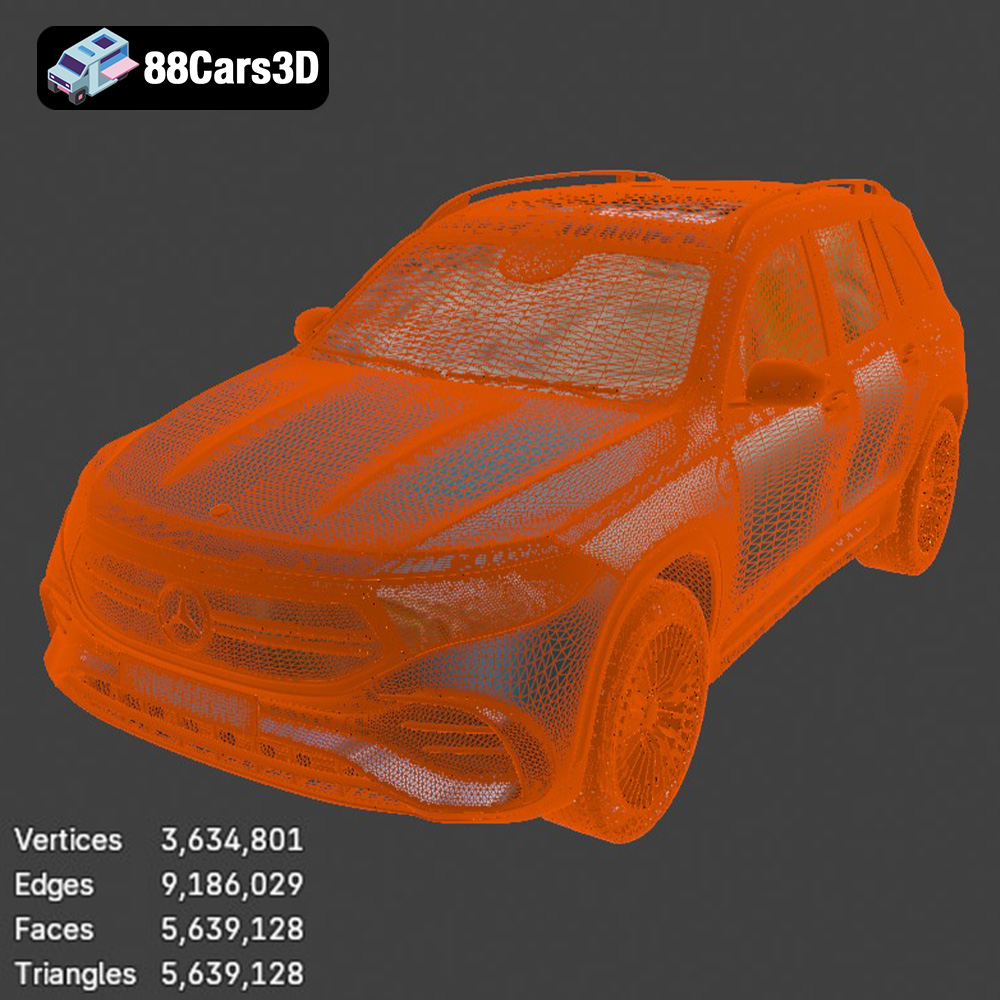 Mercedes-Benz EQB-001 3D Model