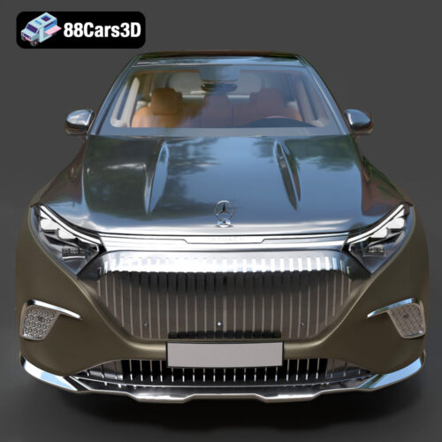 Mercedes-Benz EQS SUV Maybach 3D Model