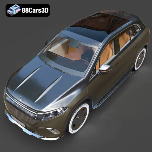 Mercedes-Benz EQS SUV Maybach 3D Model