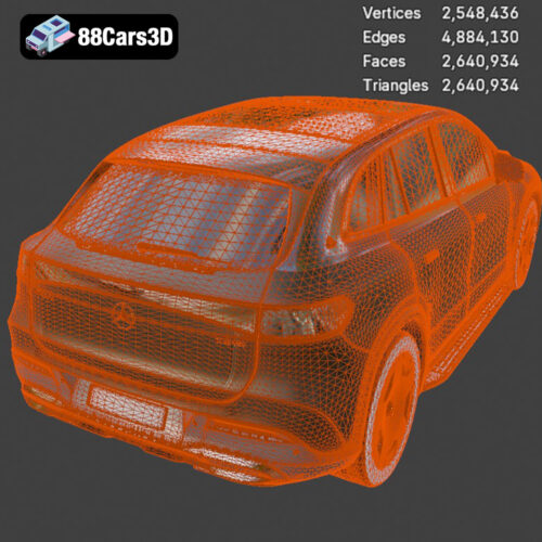 Mercedes-Benz EQS SUV Maybach 3D Model