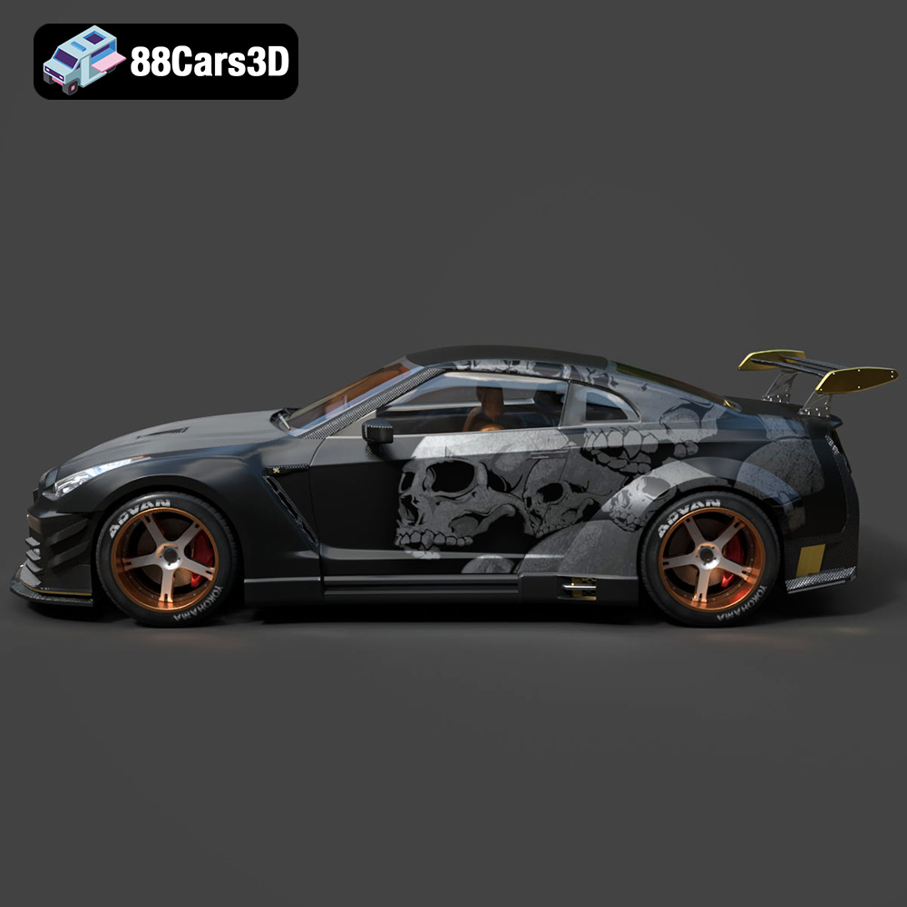 Nissan GTR R35 Nismo 3D Model