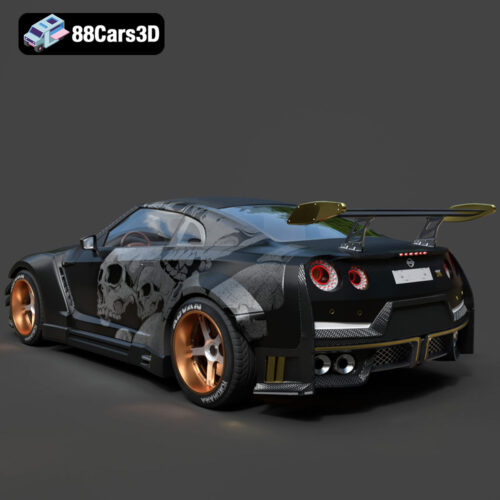 Nissan GTR R35 Nismo 3D Model