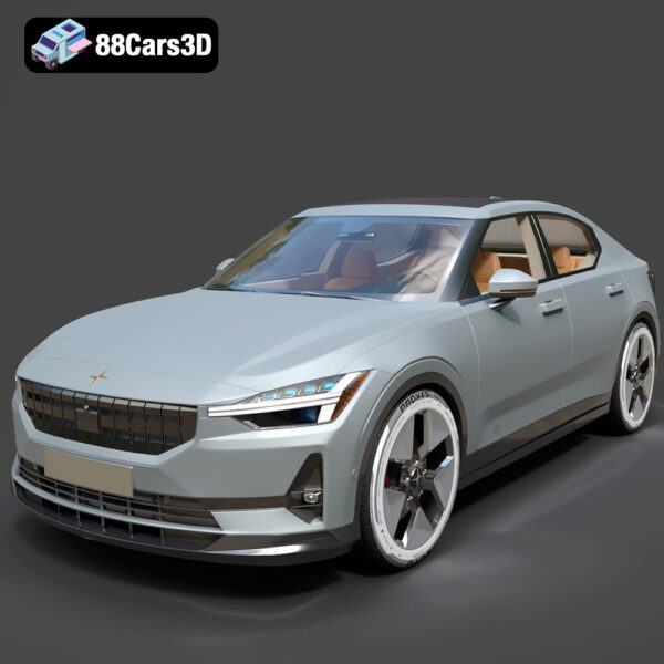 Polestar 2 2023 3D Model