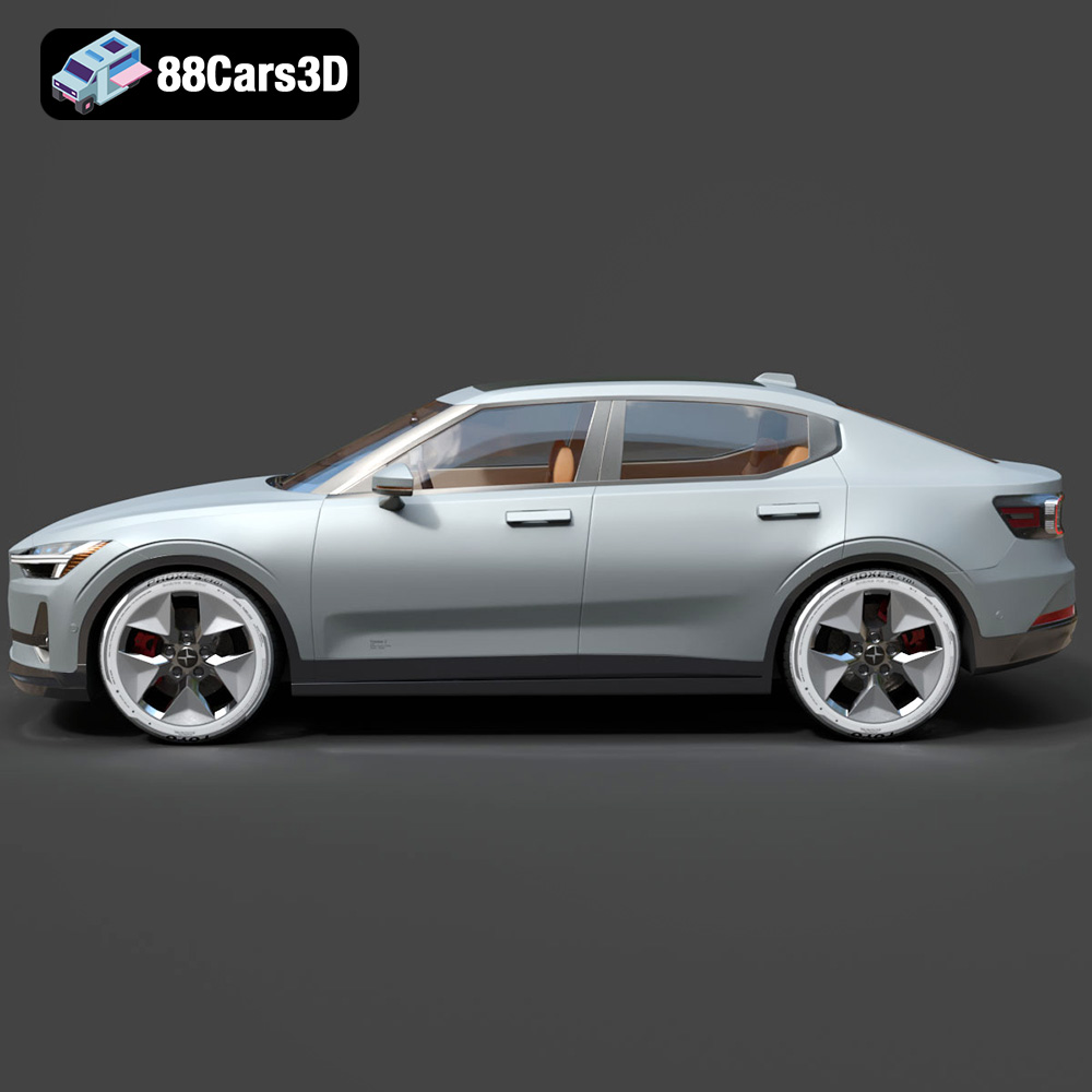 Polestar 2 2023 3D Model