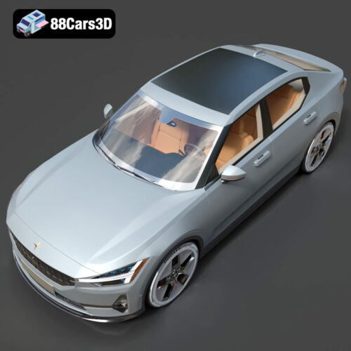 Polestar 2 2023 3D Model