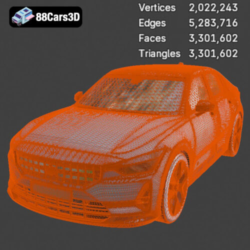 Polestar 2 2023 3D Model