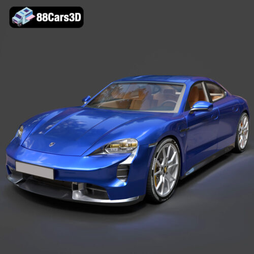 Porsche Taycan GTS 2022 3D Model