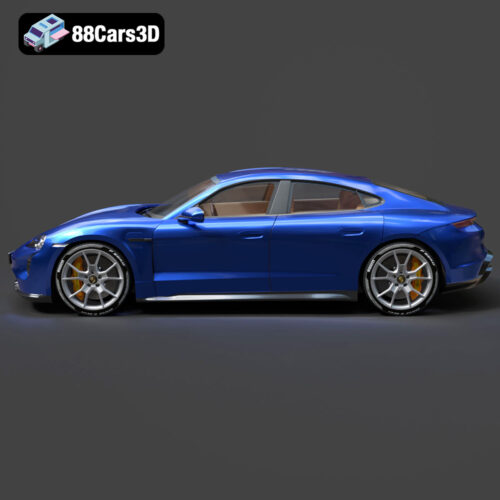Porsche Taycan GTS 2022 3D Model