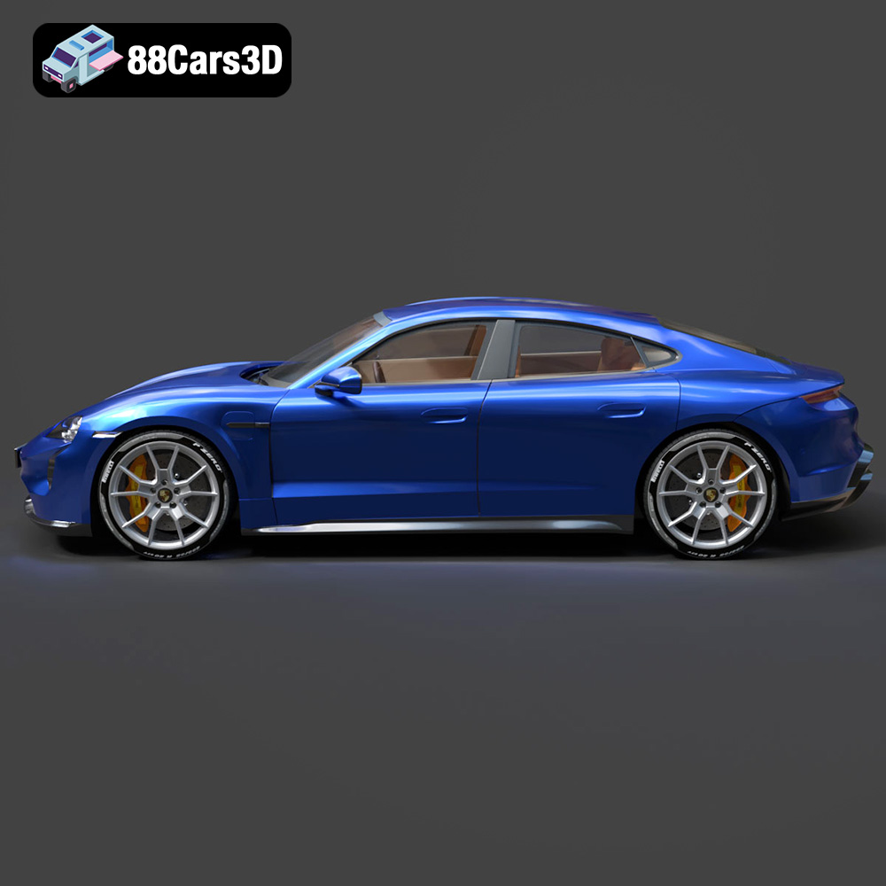 Porsche Taycan GTS 2022 3D Model
