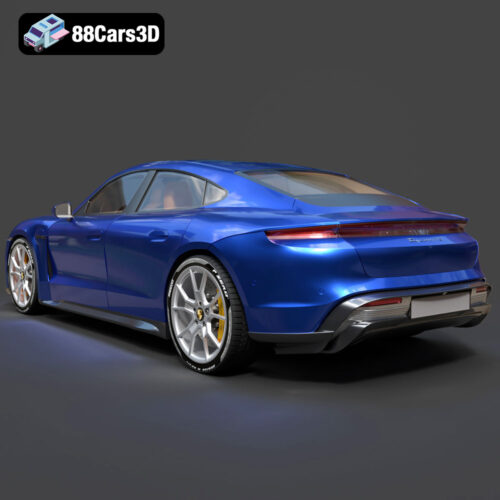 Porsche Taycan GTS 2022 3D Model
