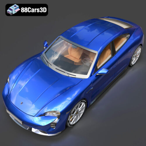 Porsche Taycan GTS 2022 3D Model