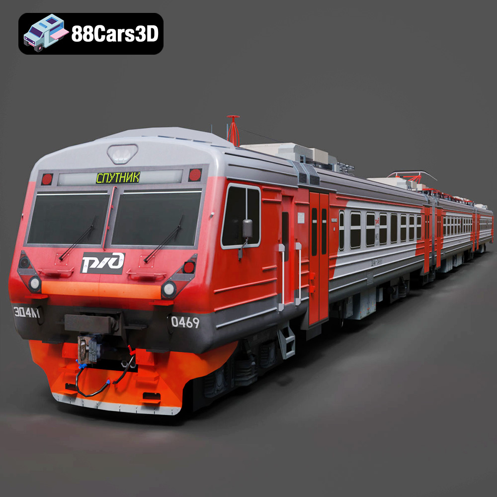 Railways ED4M 2012-001 3D Model