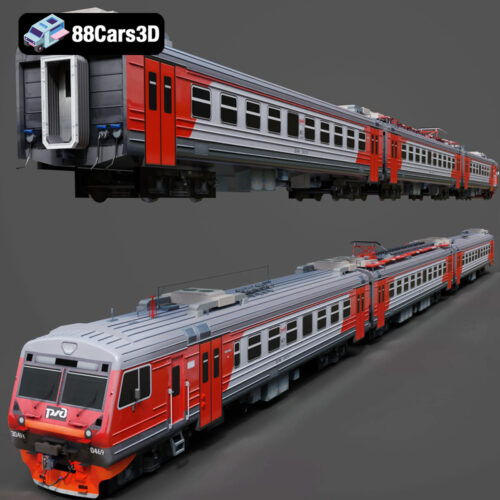 Railways ED4M 2012-001 3D Model