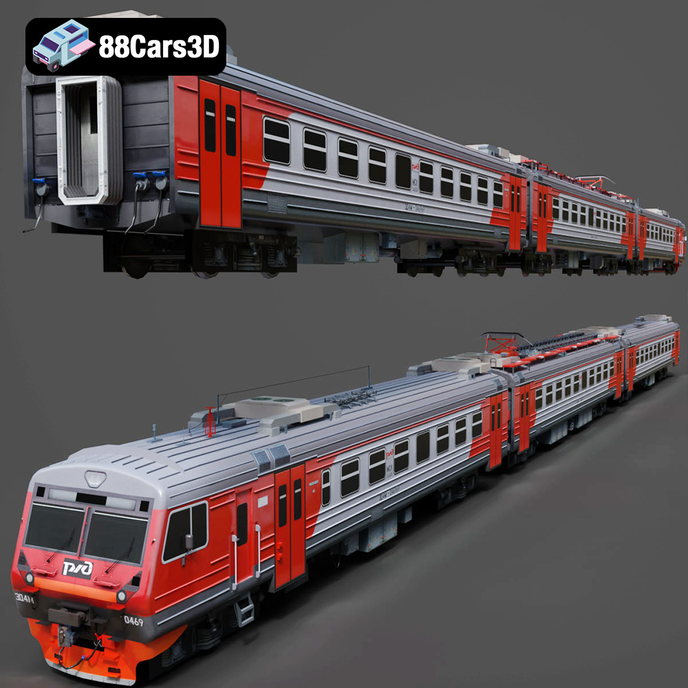 Railways ED4M 2012-001 3D Model