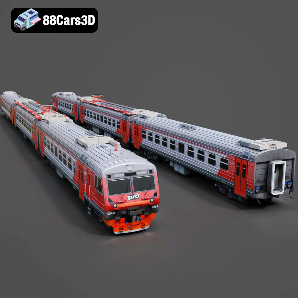 Railways ED4M 2012-001 3D Model