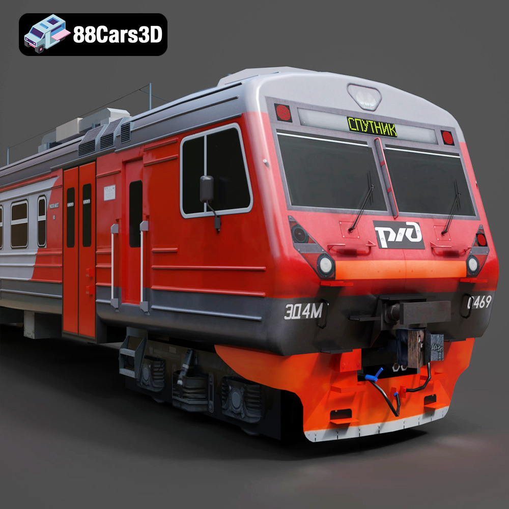 Railways ED4M 2012-001 3D Model