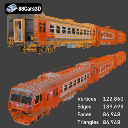 Railways ED4M 2012-001 3D Model