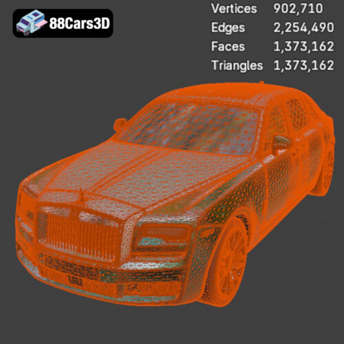 Rolls-Royce Ghost EWB 3D Model