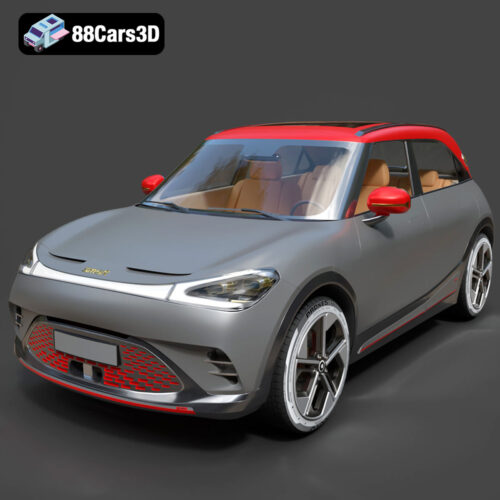 Smart 1 Brabus 3D Model