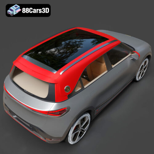 Smart 1 Brabus 3D Model