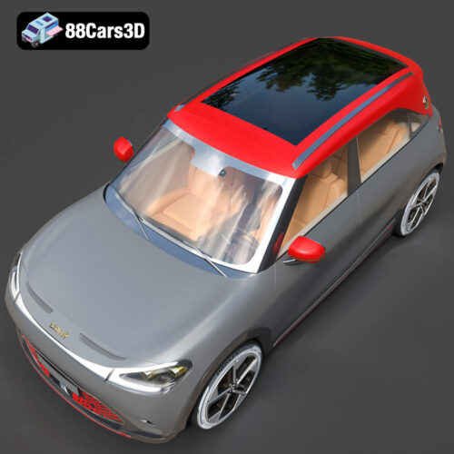 Smart 1 Brabus 3D Model