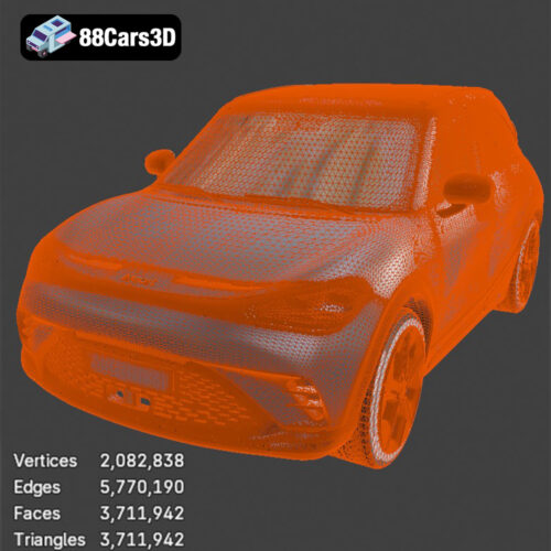 Smart 1 Brabus 3D Model