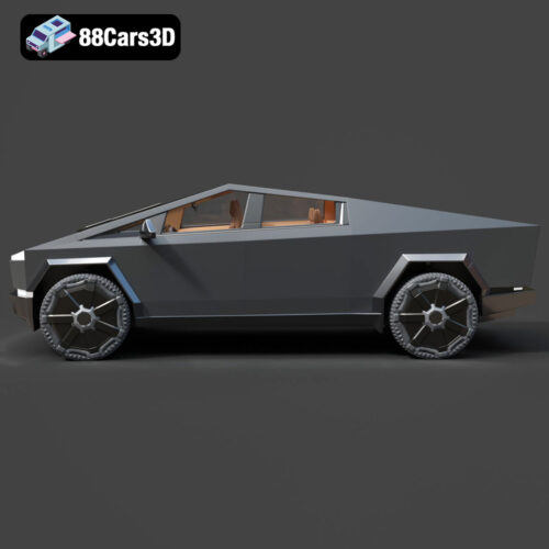Tesla Cybertruck 2024 3D Model